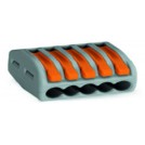 Clema de doza, 5 poli, conductor flexibil sau rigid, 4 mmp Wago